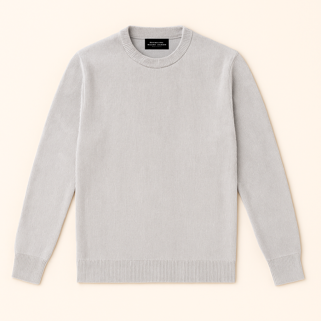 Mayfair Smoke Merino Crewneck