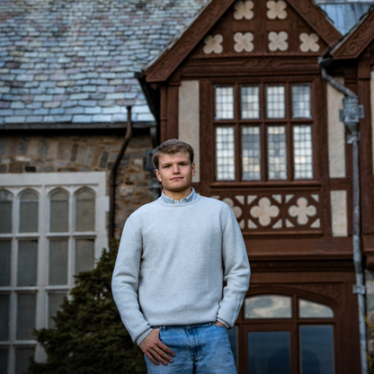 Mayfair Smoke Merino Crewneck