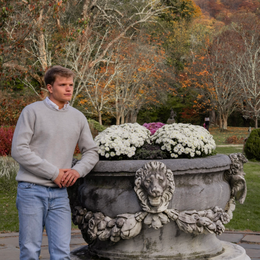 Mayfair Smoke Merino Crewneck